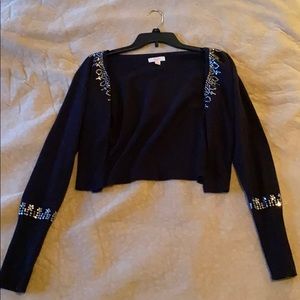 Candies crop top cardigan